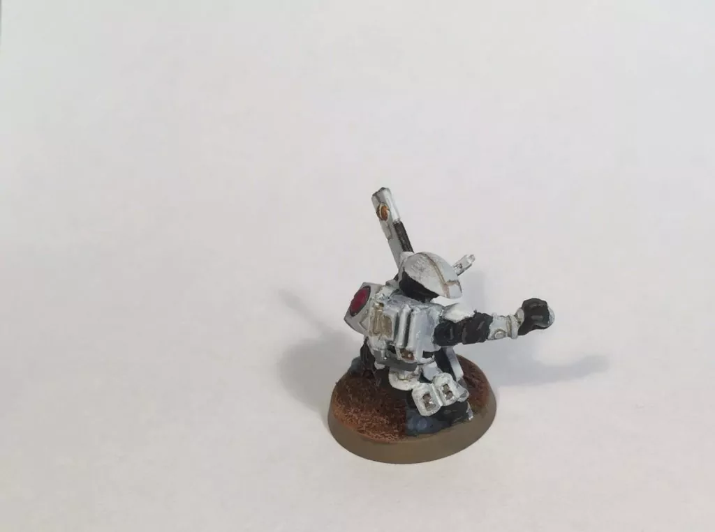 fire warrior normally painted from behind