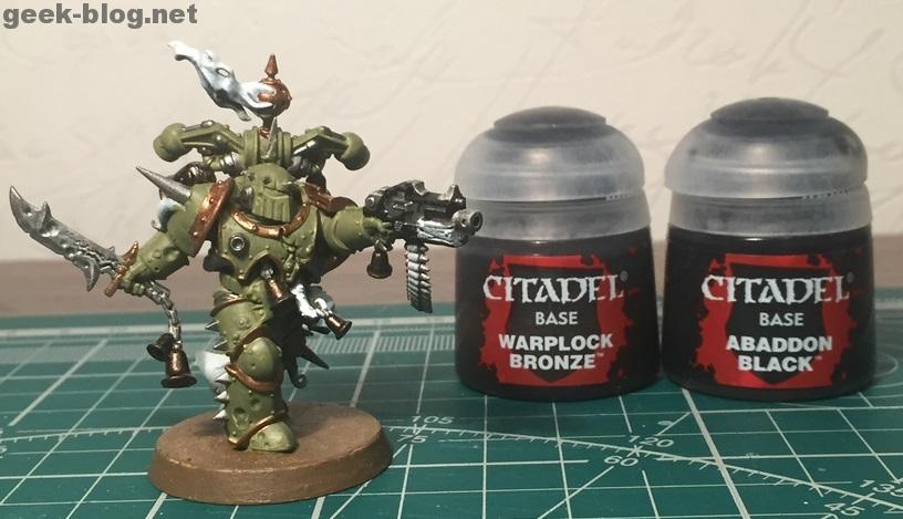How to paint Death Guard Plague Marine step 4.1 painting