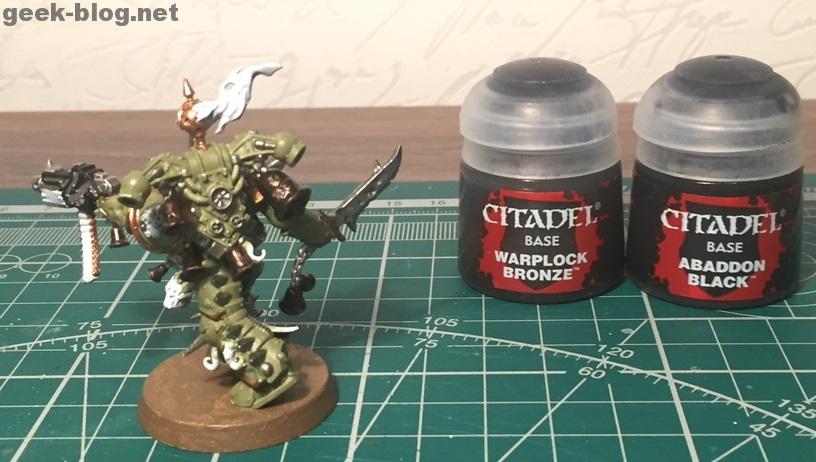 How to paint Death Guard Plague Marine step 4.2 painting