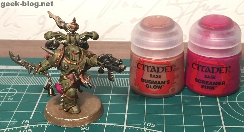 How to paint Death Guard Plague Marine step 8.1 painting