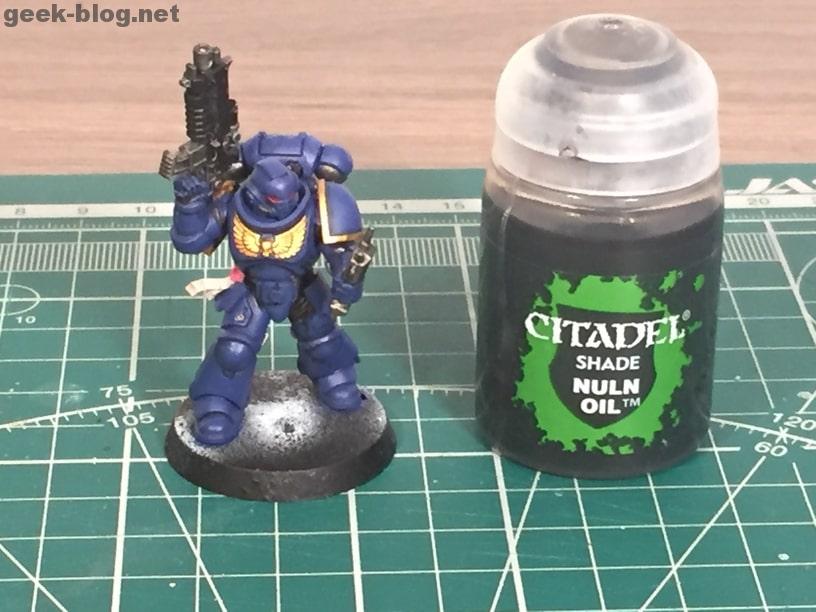 how to paint ultramarine nuln oil 1