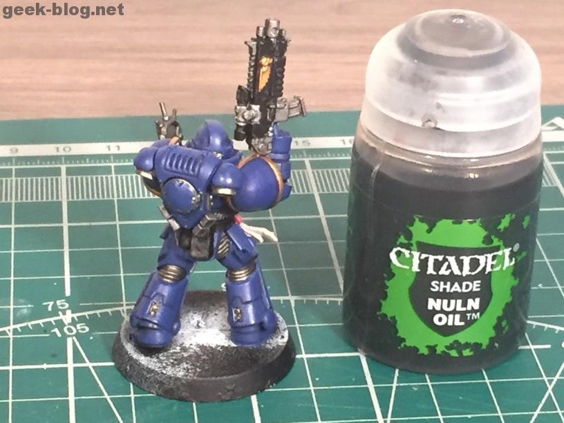how to paint ultramarine nuln oil 2