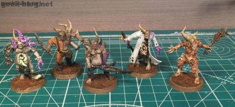 Death Guard Poxwalkers Pack Painted
