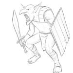 how to draw a goblin from warhammer