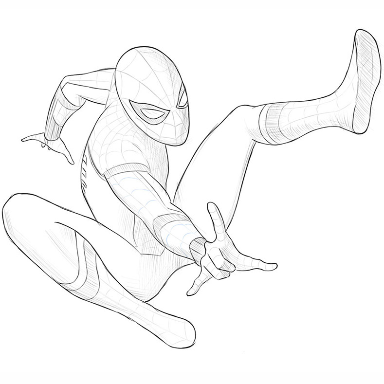 How to Draw Spider-Man from Avengers