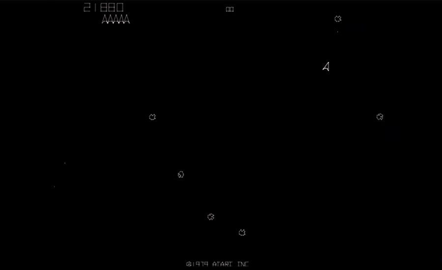 asteroids old video game